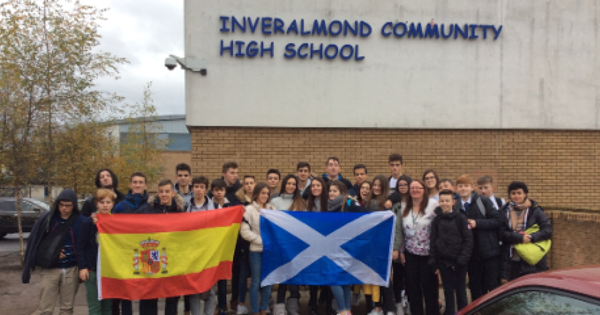 spanish-visitors-inveralmond-community-high-school