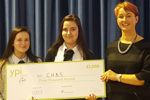 YPI Finals Charity Cheque